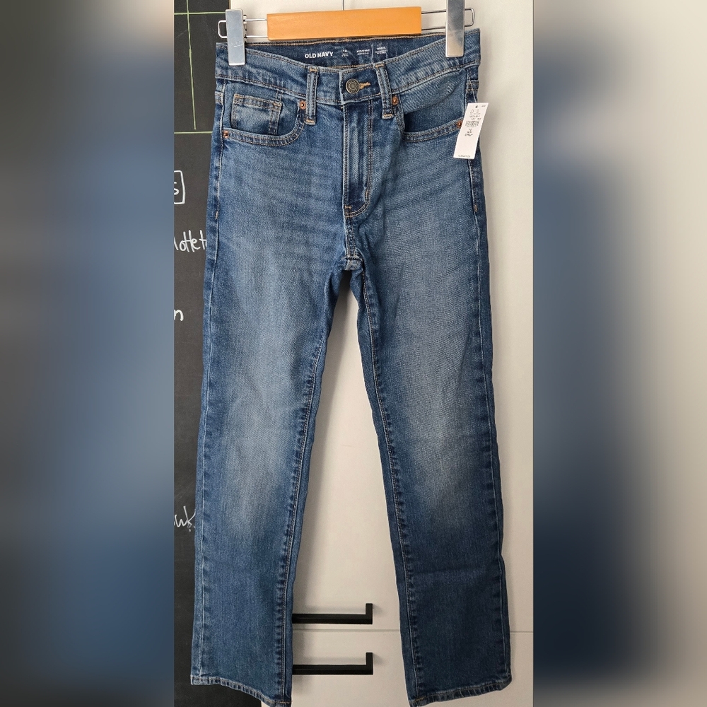 NWT Old Navy Boy's Jeans- 12 Built-in flex Staight